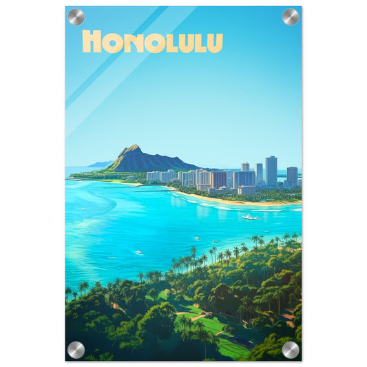 Honolulu Acrylic Print